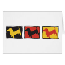 Lots of Doxies Greeting Cards