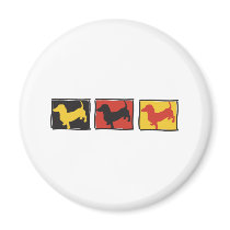Lots of Doxies magnets by Incatneato Lots of Doxies magnets