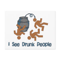 Lots Of Drunk People Postcards