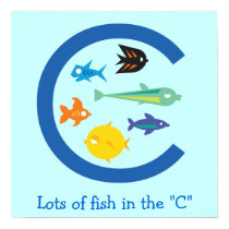 Lots of Fish in the "C" posters