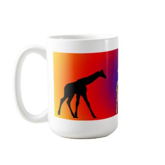 LOTS OF GIRAFFES mug