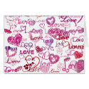 Lots of Hearts and Love cards by DoodleBugTees Lots of Hearts and Love cards