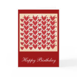 "Lots of Hearts" Birthday Design Greeting Card