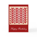 "Lots of Hearts" Birthday Design cards