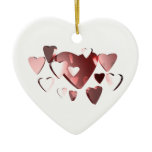 Lots of Hearts by Leslie Harlow ornaments