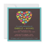 Lots of Hearts Couples Wedding Shower Invitation
