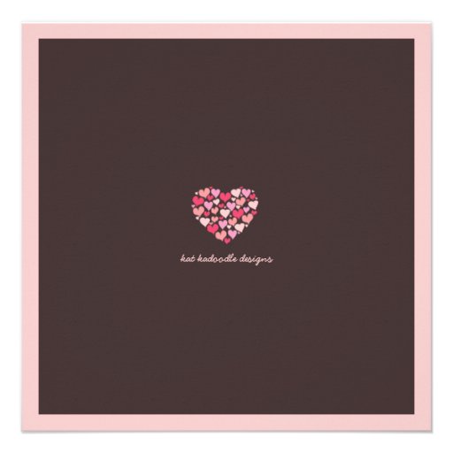 Lots of Hearts Couples Wedding Shower Invitation