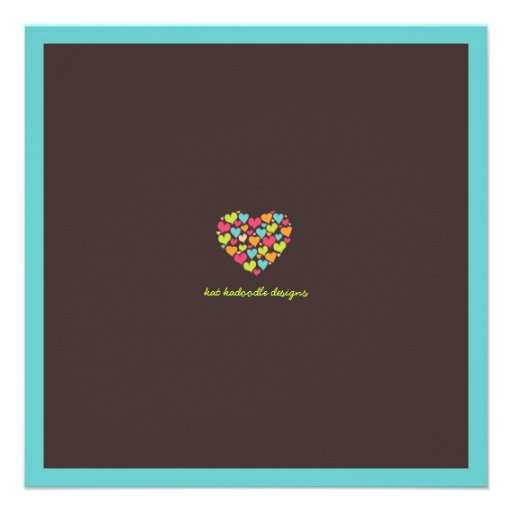 Lots of Hearts Couples Wedding Shower Invitation