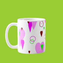 "Lots of hearts" mug mugs