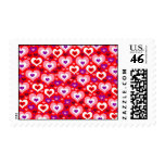 Lots of Hearts Postage Stamp