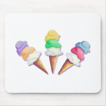 LOTS of ICE CREAM FLAVORS by SHARON SHARPE Mouse Pad
