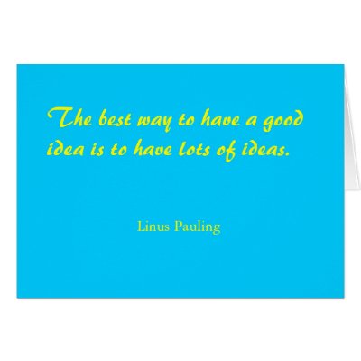 Lots of Ideas Greeting Card by fdnil