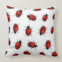 Lots of Ladybugs, Ladybirds: Original Art: Realism american mojo pillows