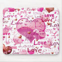 Lots of Love and Hearts mousepads