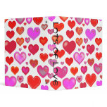 Lots of Love Hearts Cute pink red white binders