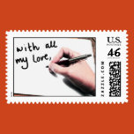 write, pen, hand, pencil, sign, postage, stamps,