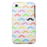 Lots of Mustaches (white) Iphone Case-Mate Case-Mate iPhone 3 Case