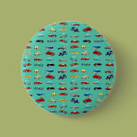 Lots of Retro Cars Pinback Button