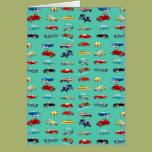Lots of Retro Cars Greeting Cards