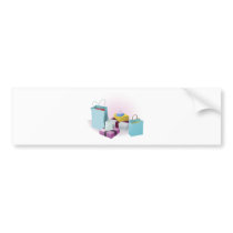 Lots of shopping or gifts bumper stickers