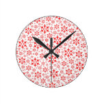 Lots of Snowflakes Wall Clock