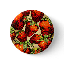 Lots of Strawberries Pinback Buttons
