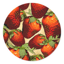 Lots of Strawberries Round Sticker