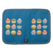 Lotsa Cupcakes Blue Folio Planner