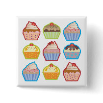 Lotsa Cupcakes Button