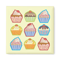 Lotsa Cupcakes Magnet