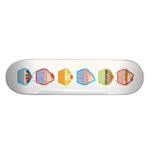 Lotsa Cupcakes Plain Skateboard