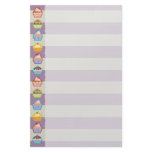Lotsa Cupcakes Purple Stripes Stationery
