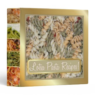 "Lotsa Pasta Recipes" Binders