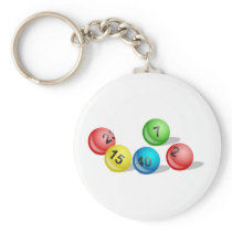 Lottery Balls Key Chain