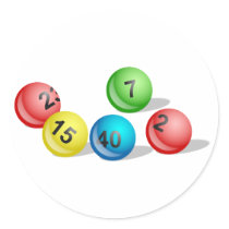 Lottery Balls Stickers