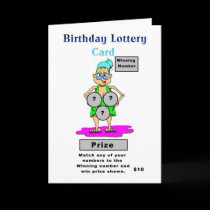 Lottery Birthday Card by cimmerrian Lottery Birthday Card