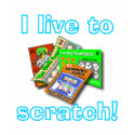 Lottery Scratch-Off dark shirt