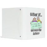 Lottery winners 3 ring binders