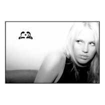 Lotti B Black and White Poster posters