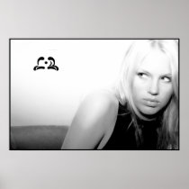 Lotti B Black and White Poster