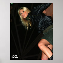 Lotti B Black Jacket Poster
