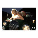 Lotti B Car Pose Poster posters