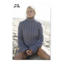 Lotti B Grey Sweater Poster posters