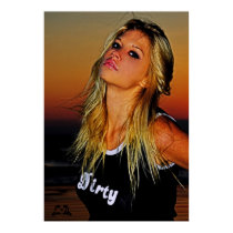 Lotti B Sunset Poster posters
