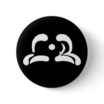 Lotti B White Logo Button by lotti_b Lotti B White Logo Button