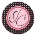 Lotti Dotti - Initials Sticker (Baby Pink) by Special_Occasions Lotti Dotti - Initials Sticker (Baby Pink)