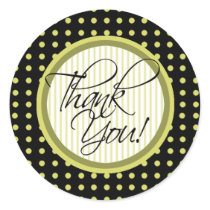 Lotti Dotti - Thank You Sticker (Saffron) by Special_Occasions Lotti Dotti - Thank You Sticker (Saffron)
