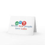 Lotto Lover's greetings cards