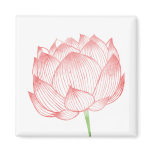 Lotus Art Magnet