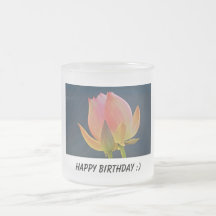Lotus Birthday Mug